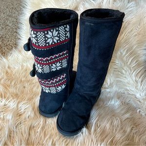 New JustFab Fuzzy Boots